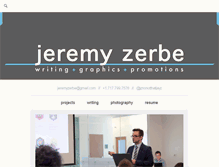 Tablet Screenshot of jeremyzerbe.com